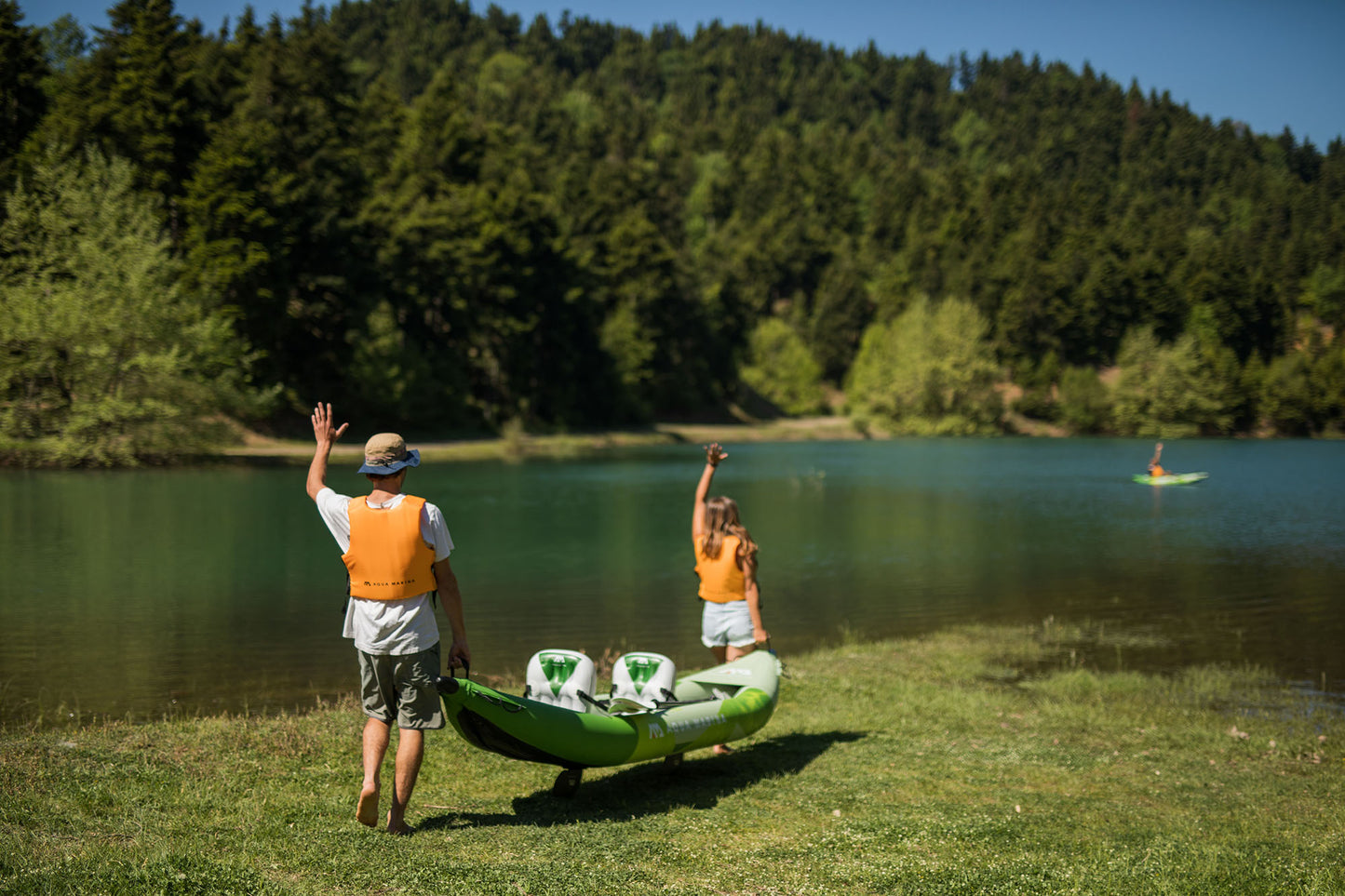 Betta-312 Leisure Kayak-1 person. Inflatable deck. Kayak paddle included.