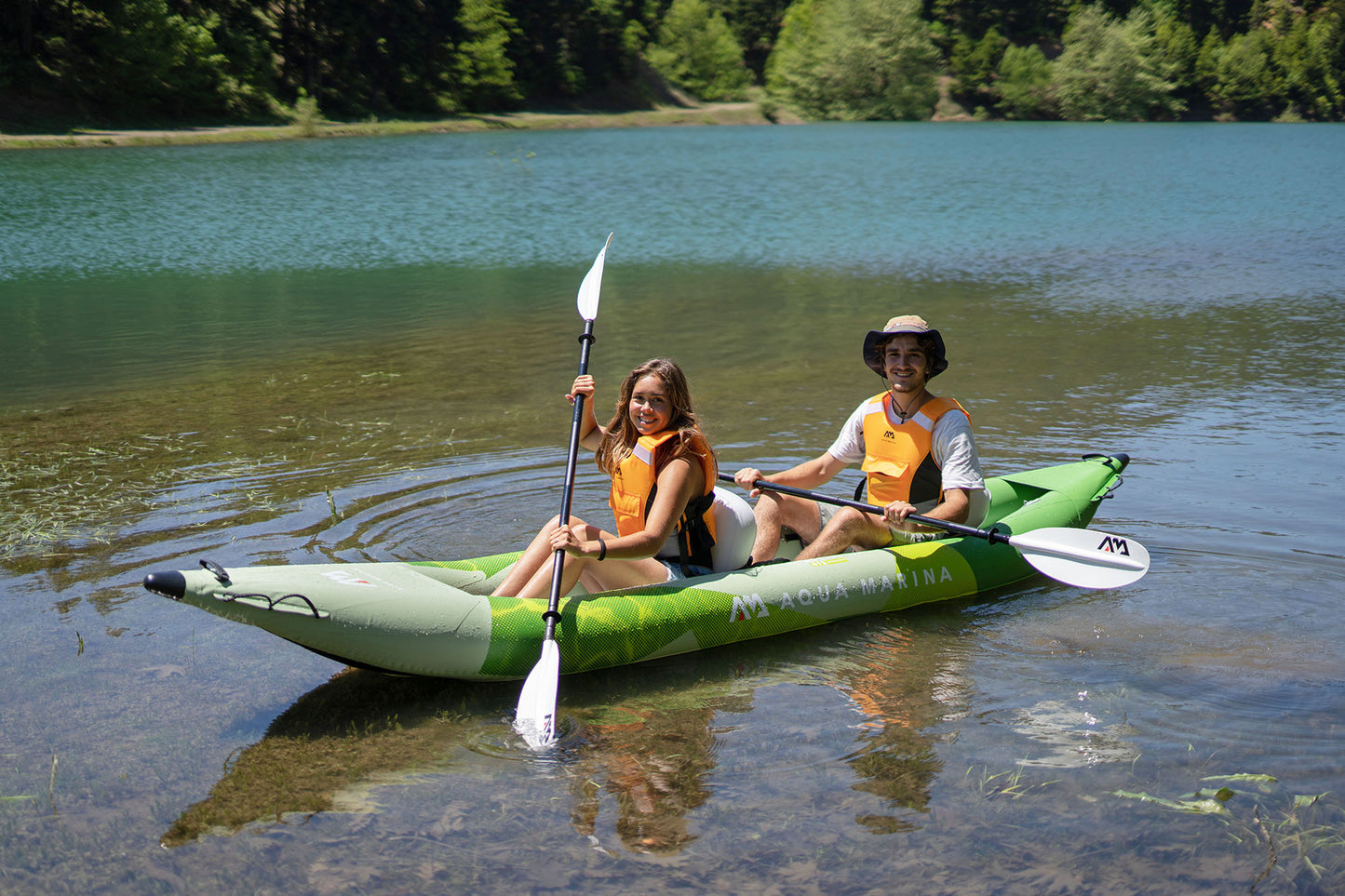 Betta-312 Leisure Kayak-1 person. Inflatable deck. Kayak paddle included.
