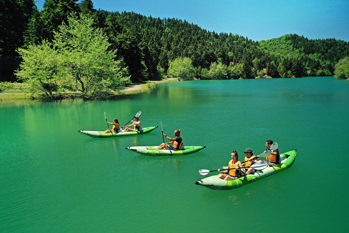 Betta-312 Leisure Kayak-1 person. Inflatable deck. Kayak paddle included.