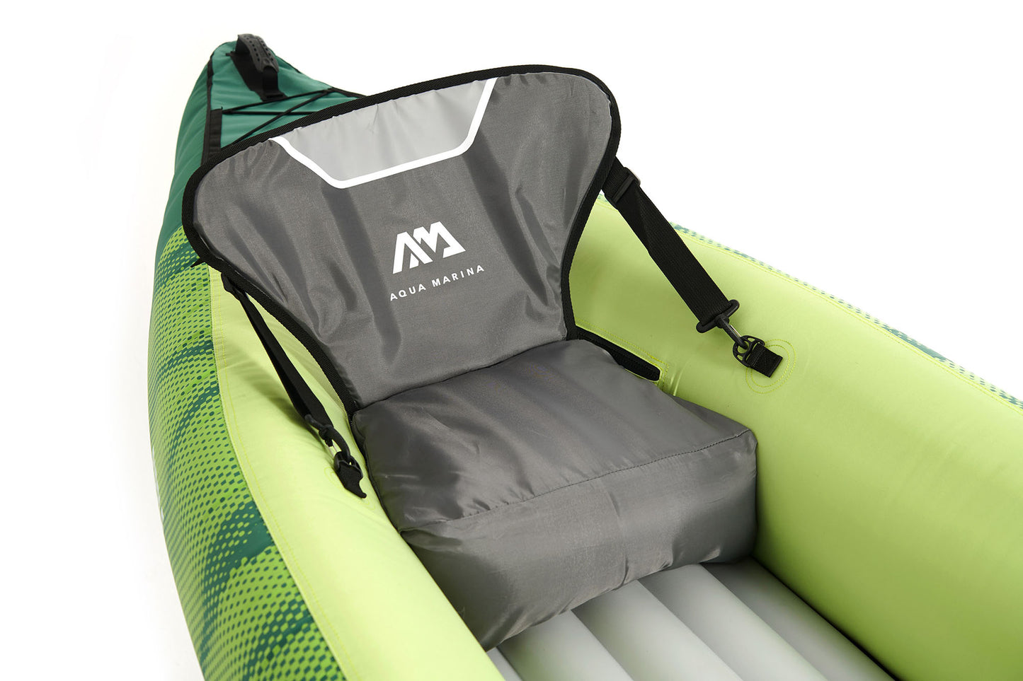 Ripple-370 Recreational Canoe - 3 Person. Inflatable Deck. 2-in-1 Canoe & Kayak Convertible Paddle Set X2. Canoe Seat X3.
