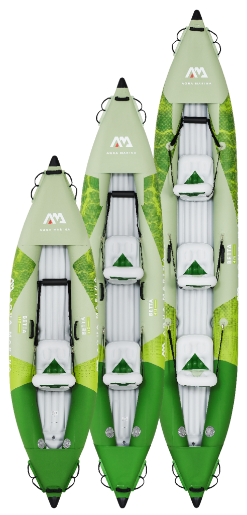 Betta-312 Leisure Kayak-1 person. Inflatable deck. Kayak paddle included.