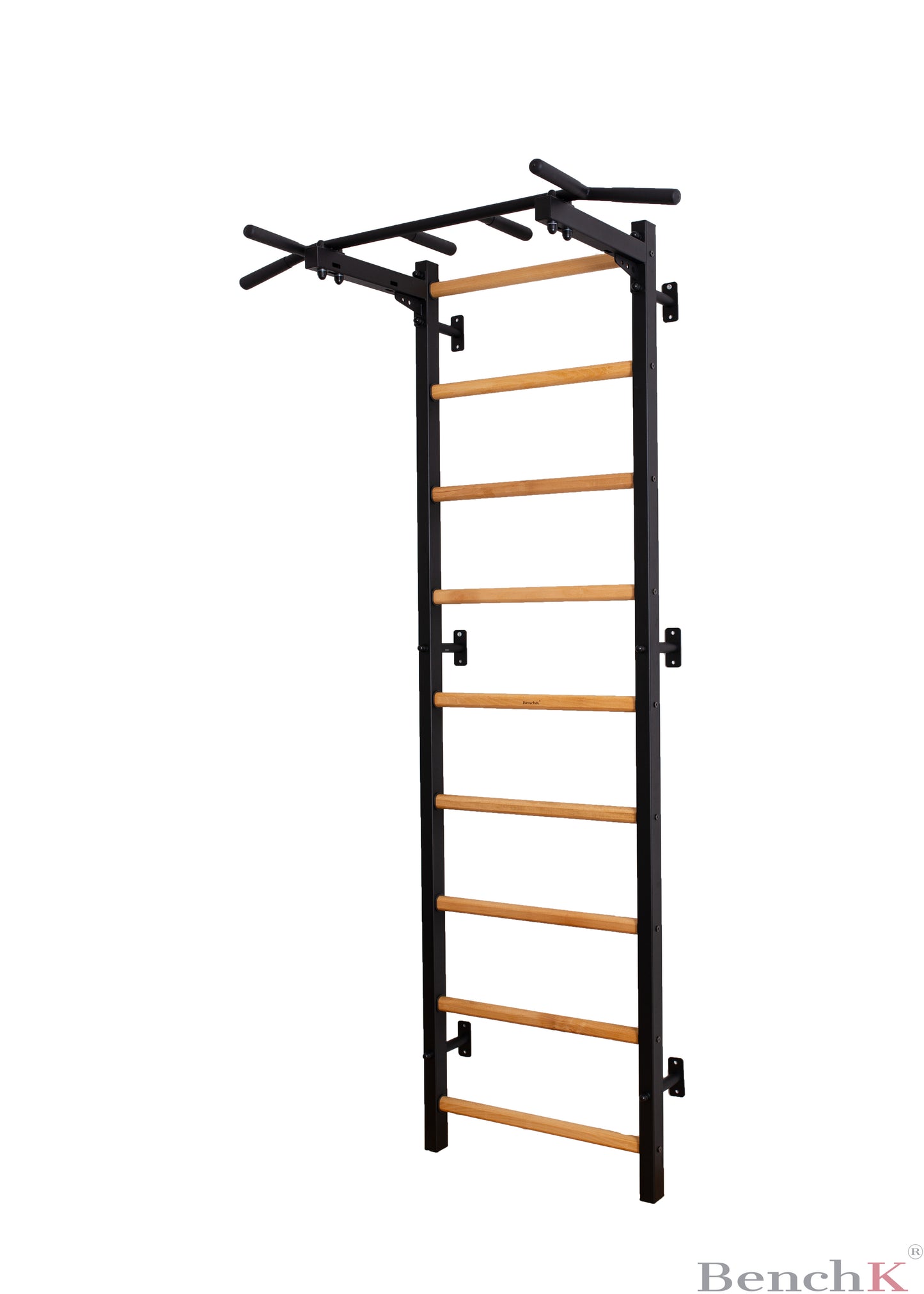 BenchK 721 - BenchK Wall bars with fixed steel 6-grip pull-up bar