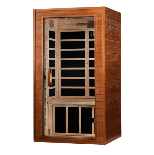 Dynamic Avila 1-2-person Low EMF (Under 8MG) FAR Infrared Sauna (Canadian Hemlock) DYN-6103-01