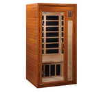 Dynamic Barcelona 1-2-person Low EMF (Under 8MG) FAR Infrared Sauna (Canadian Hemlock) DYN-6106-01