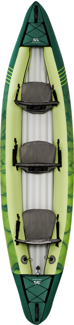 Ripple-370 Recreational Canoe -  3 Person. Inflatable Deck. 2-in-1  Canoe & Kayak Convertible  Paddle Set X2. Canoe Seat X3.