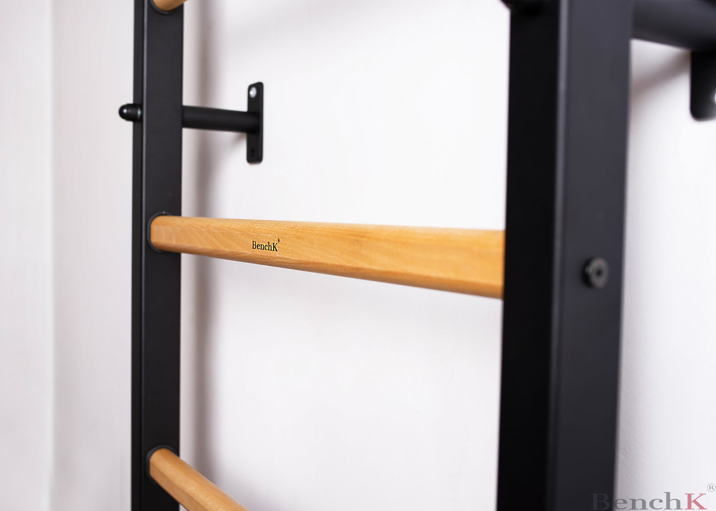 BenchK 721 - BenchK Wall bars with fixed steel 6-grip pull-up bar