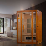 Maxxus 2-Person Low EMF (Under 8MG) FAR Infrared Sauna (Canadian Hemlock) MX-J206-02S