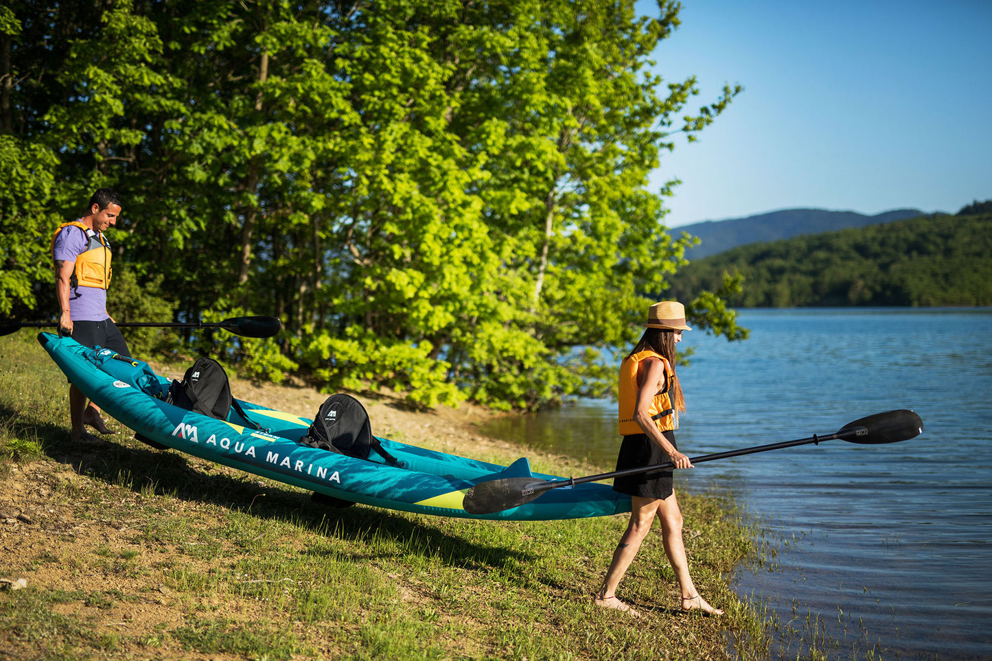 Steam-412 Professional Kayak 2- Person. Dwf Deck (Paddle  Excluded)