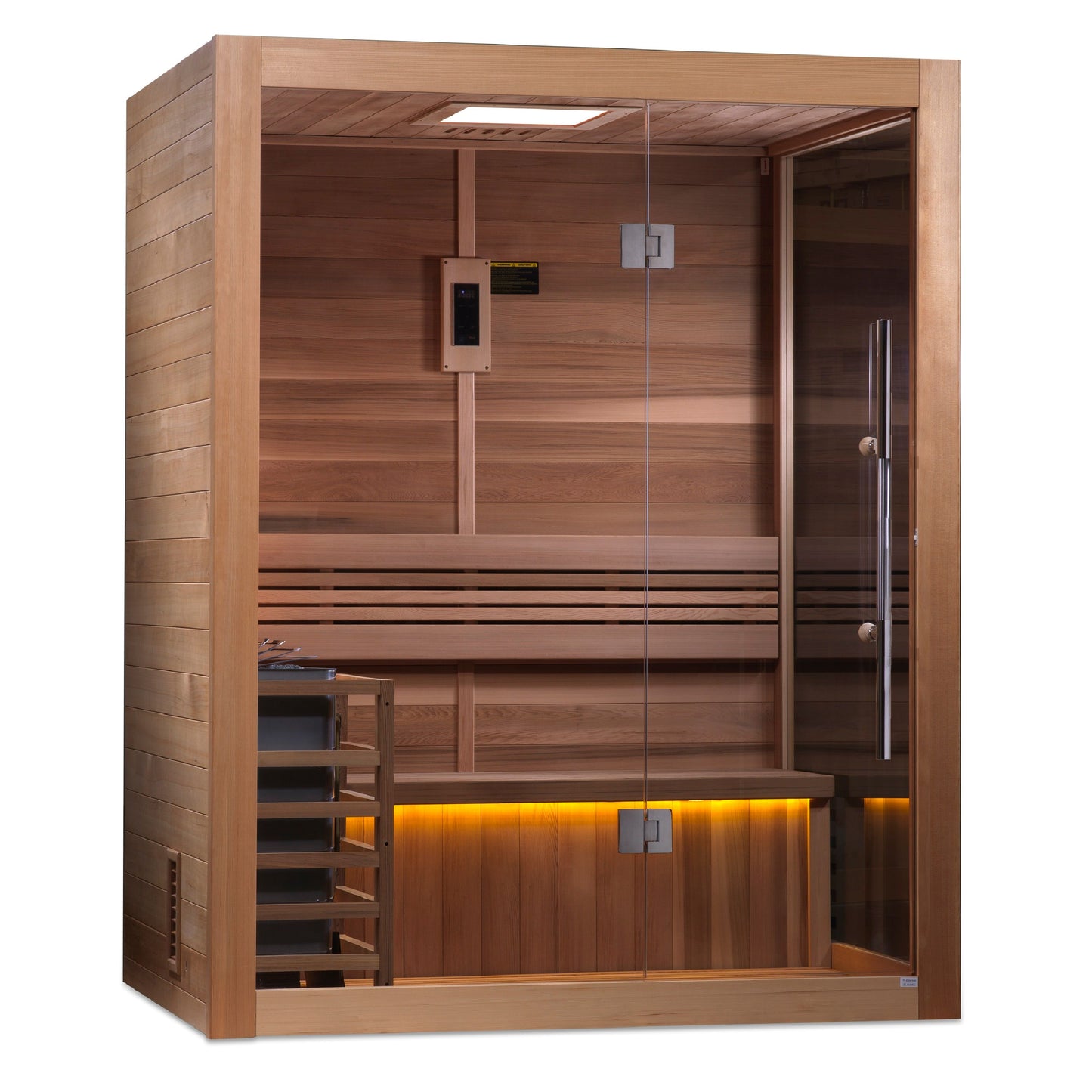 Golden Designs "Hanko Edition" 2 Person Indoor Traditional Sauna (GDI-7202-01) - Canadian Red Cedar Interior GDI-7202-01