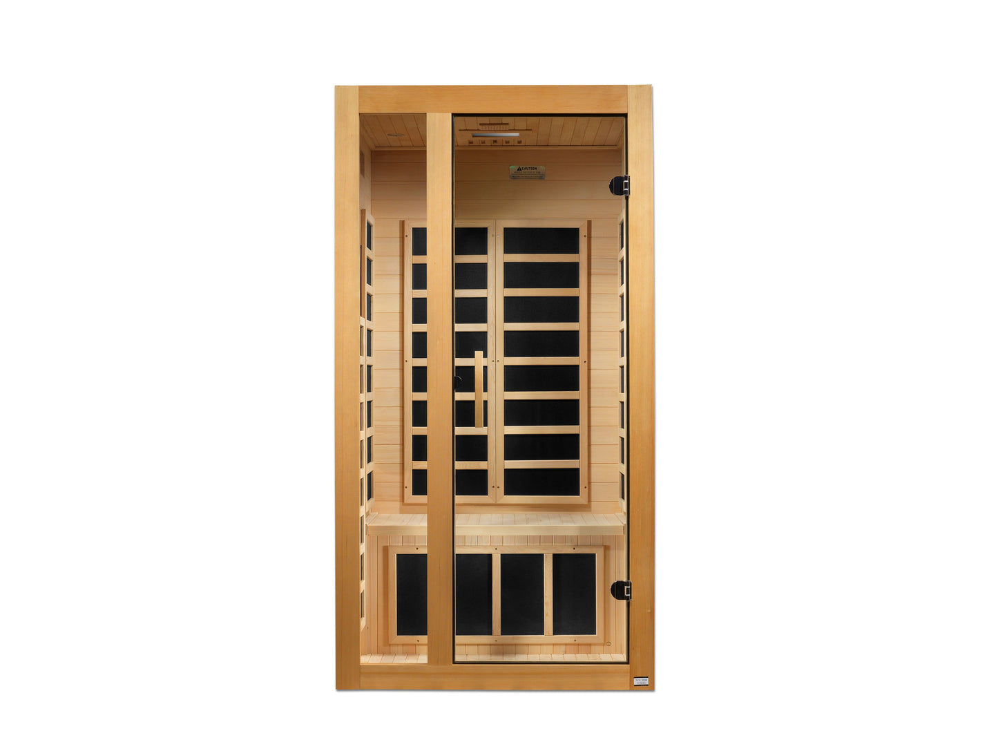 Dynamic Gracia 1-2-person Low EMF (Under 8MG) FAR Infrared Sauna (Canadian Hemlock) DYN-6119-01