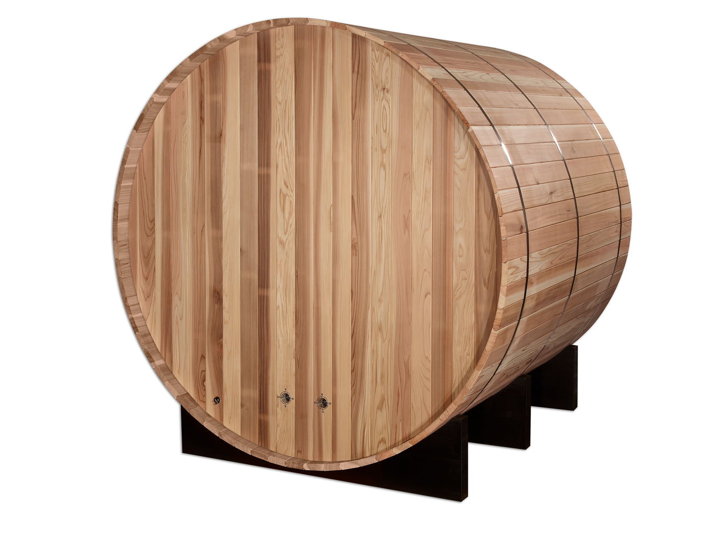 Golden Designs "Arosa" 4 Person Barrel Traditional Sauna -  Pacific Cedar GDI‐B004‐01