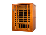 Dynamic Bellagio 3-person Low EMF (Under 8MG) FAR Infrared Sauna (Canadian Hemlock) DYN-6306-02