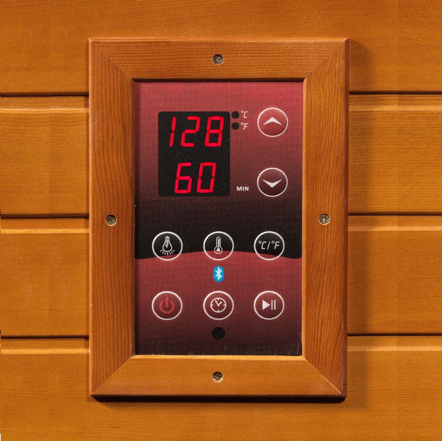 Dynamic Bergamo 4-person Low EMF (Under 8MG) FAR Infrared Sauna (Canadian Hemlock) DYN-6440-01