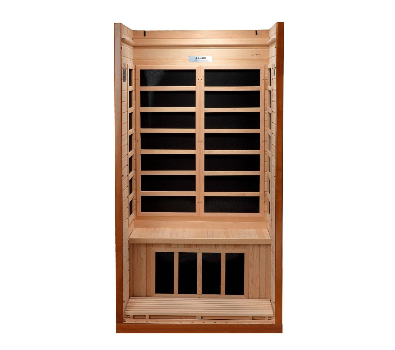 Dynamic Barcelona 1-2-person Low EMF (Under 8MG) FAR Infrared Sauna (Canadian Hemlock) DYN-6106-01