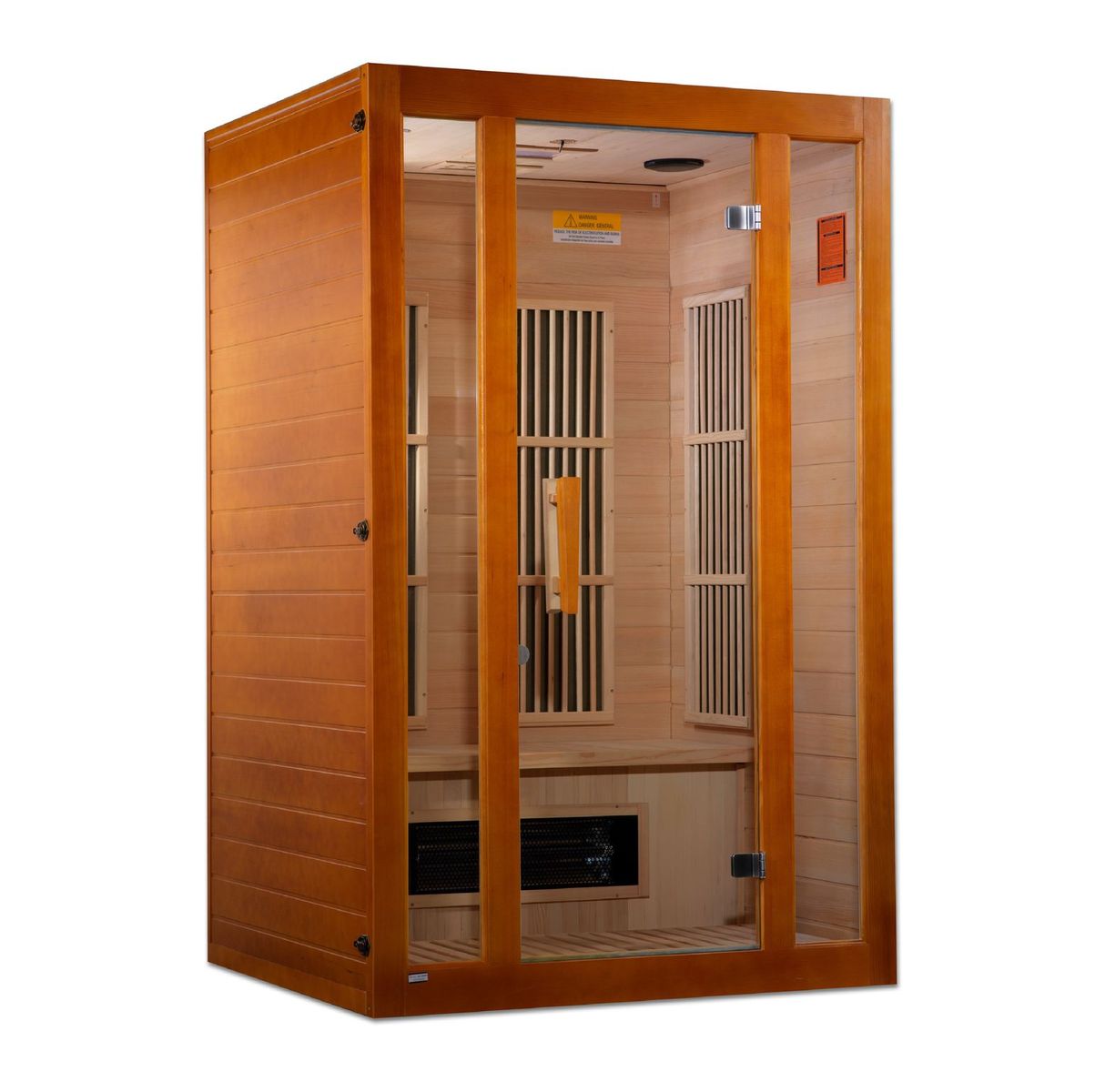 Maxxus 2-Person Low EMF (Under 8MG) FAR Infrared Sauna (Canadian Hemlock) MX-J206-02S