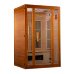 Maxxus 2-Person Low EMF (Under 8MG) FAR Infrared Sauna (Canadian Hemlock) MX-J206-02S