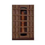 Golden Designs 4-Person Full Spectrum PureTech™ Near Zero EMF FAR Infrared Sauna with Himalayan Salt Bar (Canadian Hemlock) GDI-8040-02