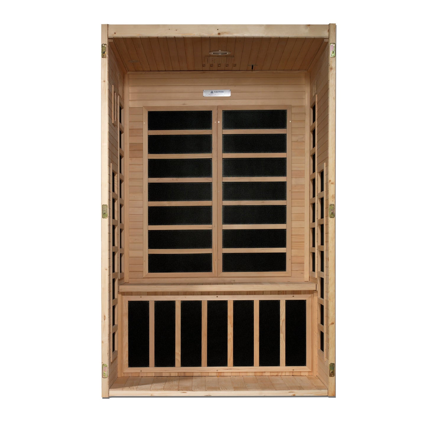 Dynamic Santiago 2-person Low EMF (Under 8MG) FAR Infrared Sauna (Canadian Hemlock) DYN-6209-01