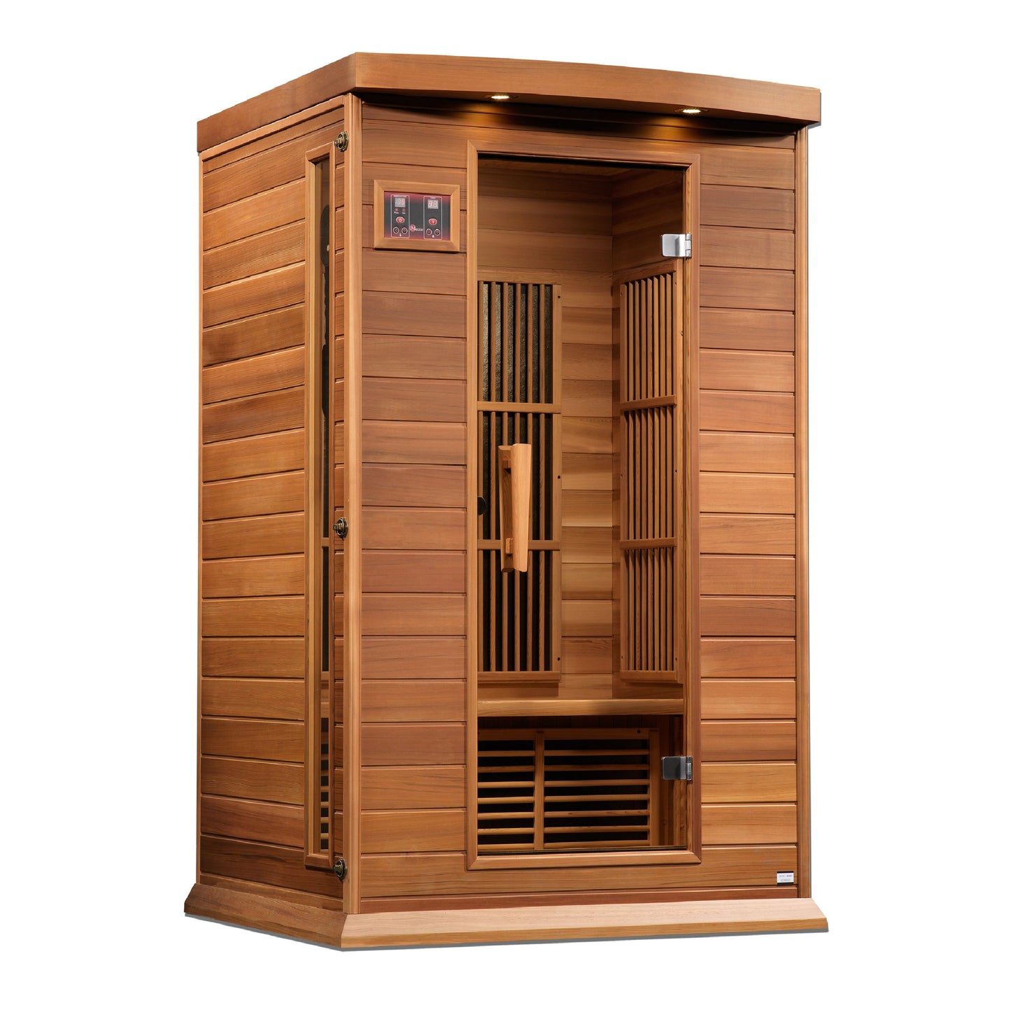 Maxxus 2-Person Near Zero EMF (Under 2MG) FAR Infrared Sauna (Canadian Red Cedar)MX-K206-01-ZF Ced