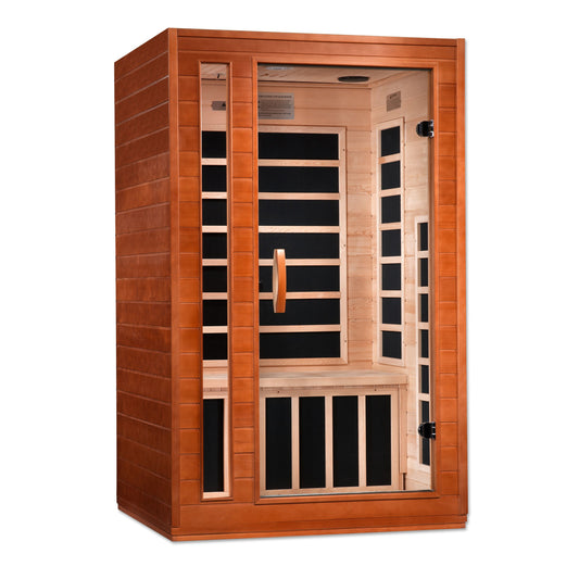 Dynamic Cordoba Elite 2-person Ultra Low EMF (Under 3MG) FAR Infrared Sauna (Canadian Hemlock) DYN-6203-01 Elite