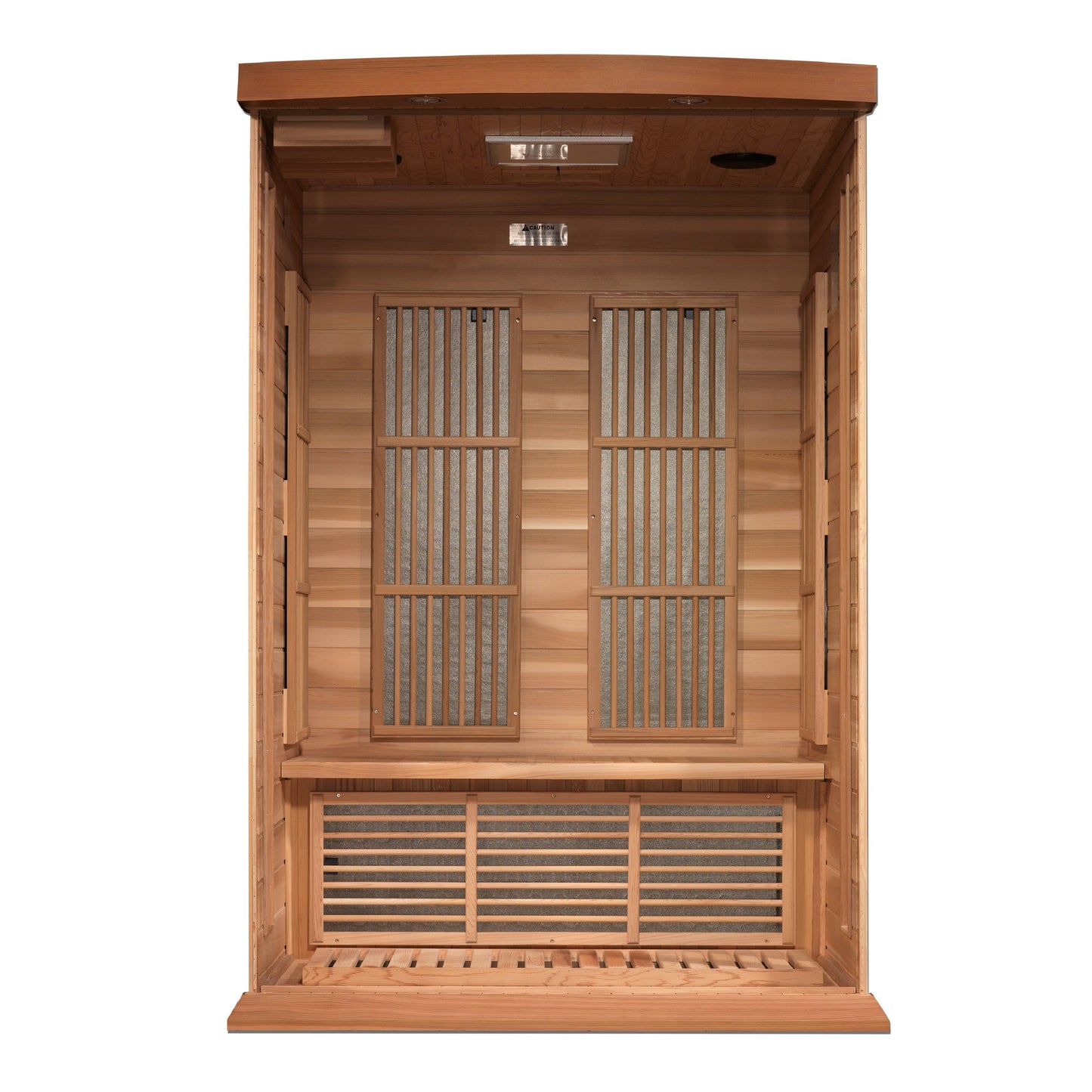 Maxxus 2-Person Near Zero EMF (Under 2MG) FAR Infrared Sauna (Canadian Red Cedar)MX-K206-01-ZF Ced