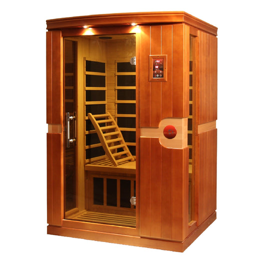 Dynamic Venice 2-person Low EMF (Under 8MG) FAR Infrared Sauna (Canadian Hemlock) DYN-6210-01