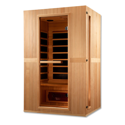 Maxxus "Serenity" Dual Tech 2 person Low EMF FAR Infrared Sauna Canadian Hemlock MX-LS2-01