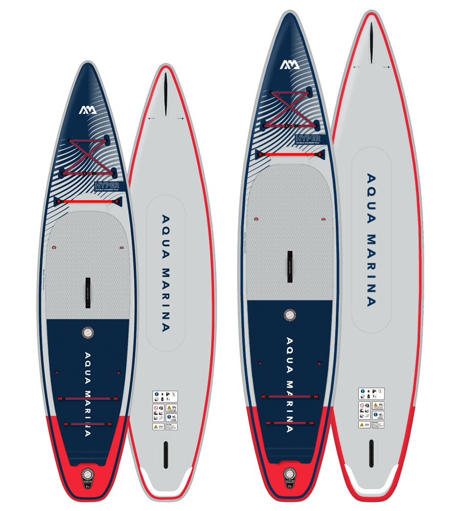 Hyper 12'6" (Navy) - Touring  Isup, 3.81m/15cm, With Coil  Leash