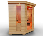 Medical 7 Plus - 4-6 Person Indoor Sauna - Corner Unit / Red Light Therapy included