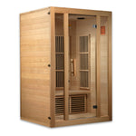 Maxxus Seattle 2-Person Low EMF (Under 8MG) FAR Infrared Sauna (Canadian Hemlock) MX-J206-01 Seattle