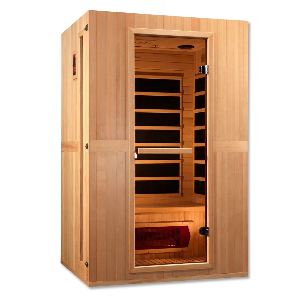 Maxxus "Serenity" Dual Tech 2 person Low EMF FAR Infrared Sauna Canadian Hemlock MX-LS2-01