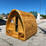 True North Large Pod Outdoor Sauna – Red Cedar, White Cedar, Pine Wood