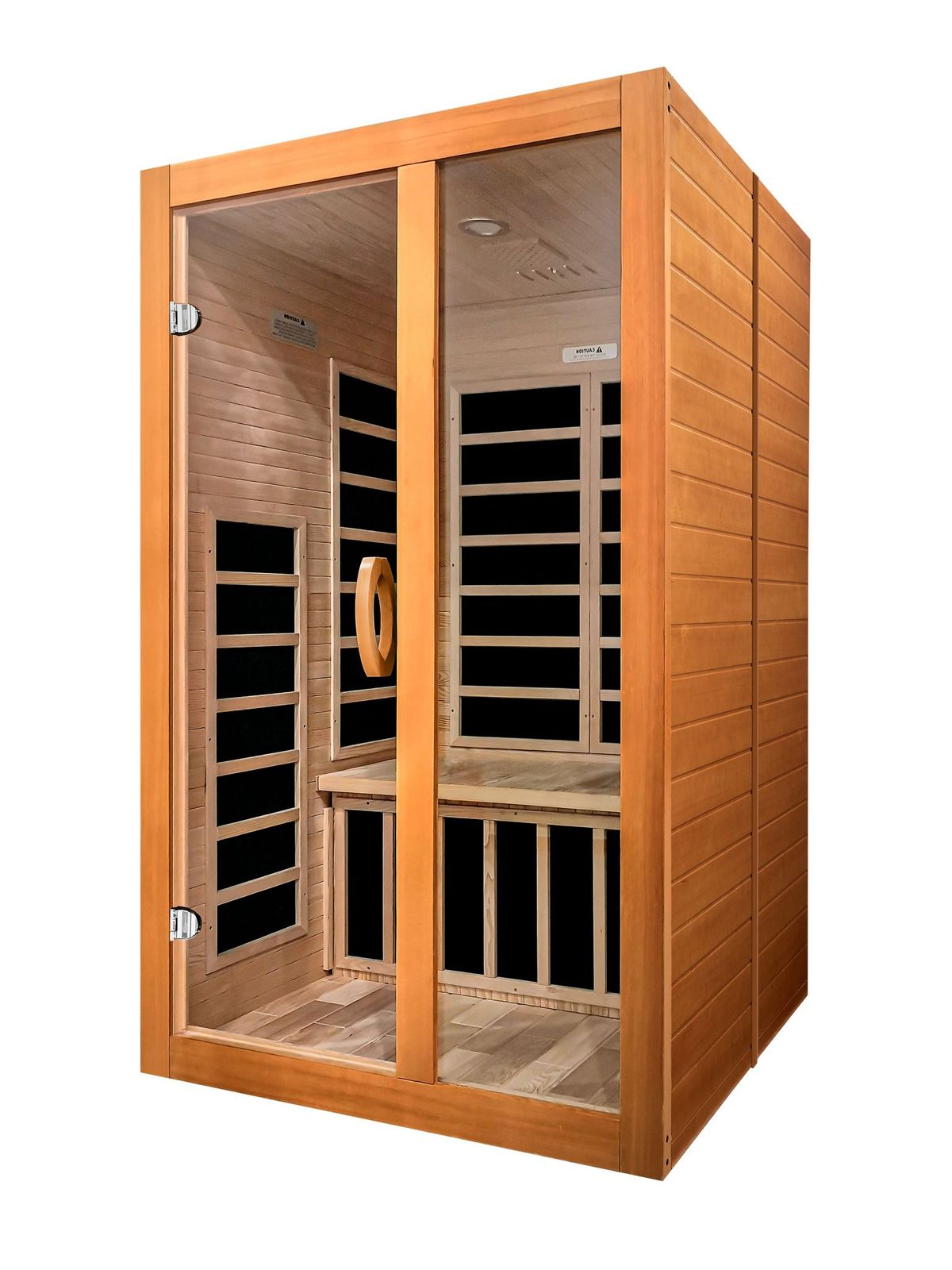 Dynamic Santiago Elite 2-person Ultra Low EMF (Under 3MG) FAR Infrared Sauna (Canadian Hemlock)DYN-6209-02 Elite