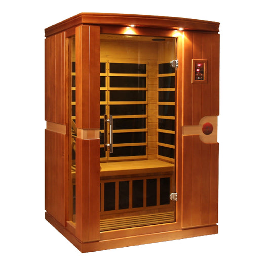 Dynamic Venice Elite 2-person Ultra Low EMF (Under 3MG) FAR Infrared Sauna (Canadian Hemlock) DYN-6210-01 Elite