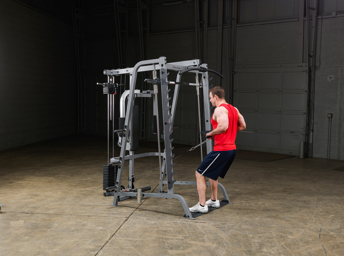 Body-Solid GS348QP4 Series 7 Smith machine package